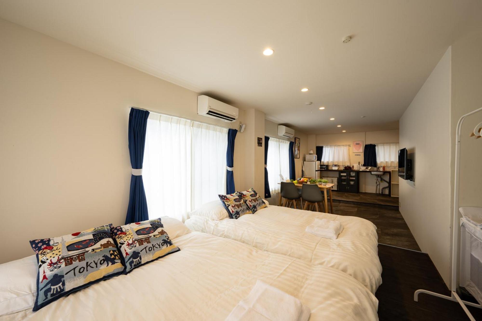 Thunder Hotel -雷門サンダーホテル- 浅草駅から徒歩5分 ベビー用品付き ファミリーも歓迎 大人8名もok!! Tokyo Eksteriør bilde