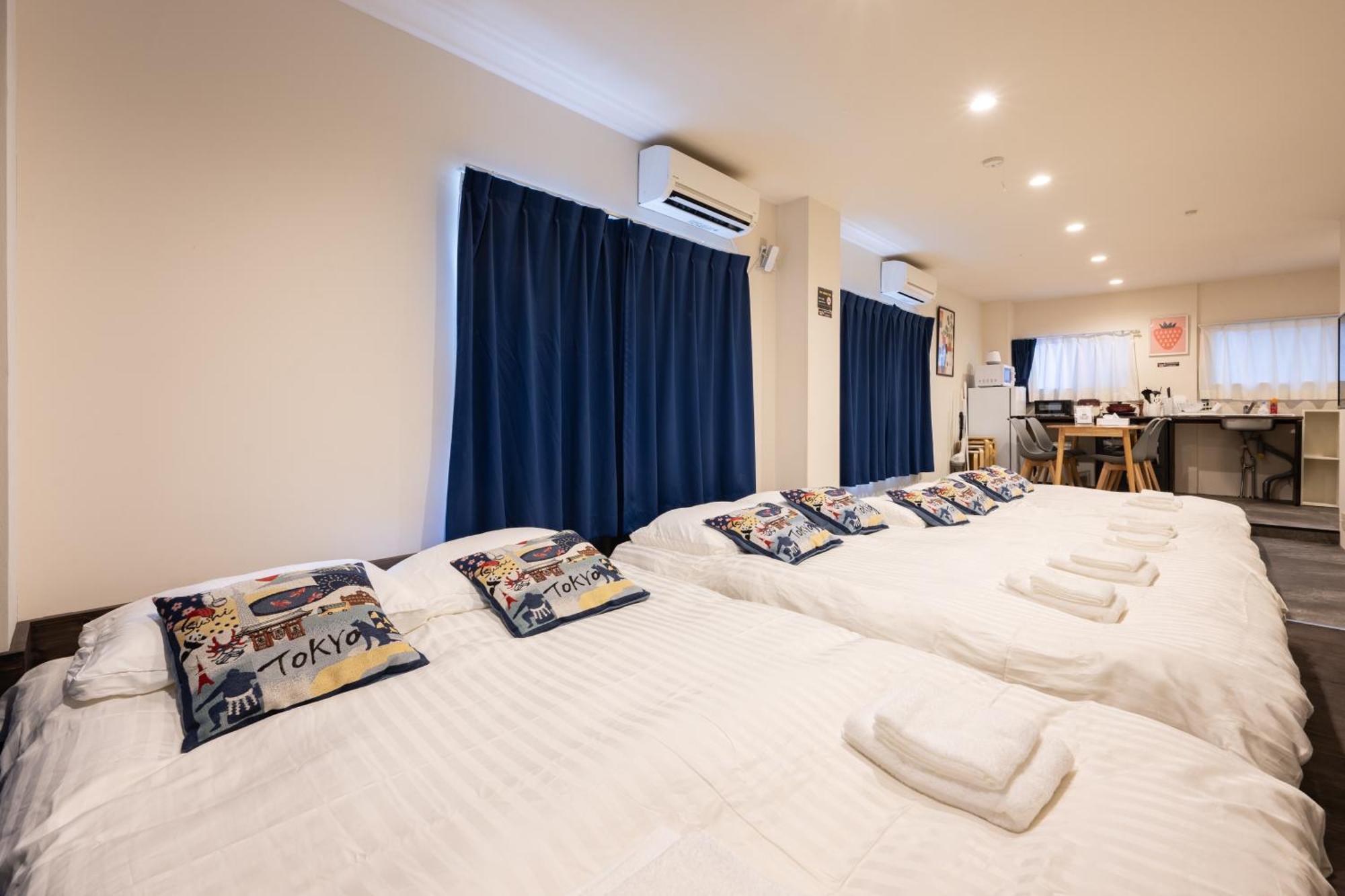 Thunder Hotel -雷門サンダーホテル- 浅草駅から徒歩5分 ベビー用品付き ファミリーも歓迎 大人8名もok!! Tokyo Eksteriør bilde