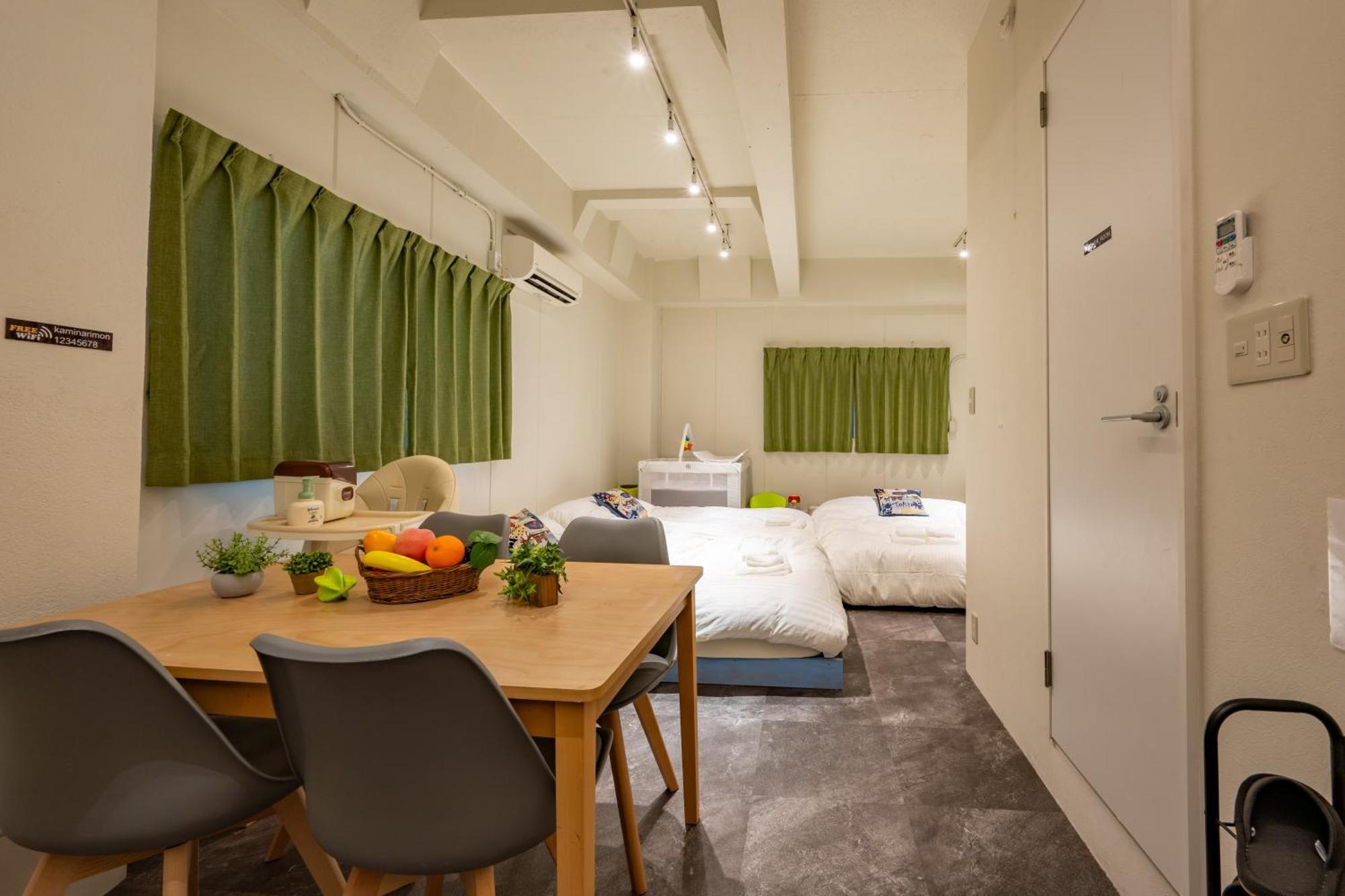 Thunder Hotel -雷門サンダーホテル- 浅草駅から徒歩5分 ベビー用品付き ファミリーも歓迎 大人8名もok!! Tokyo Eksteriør bilde